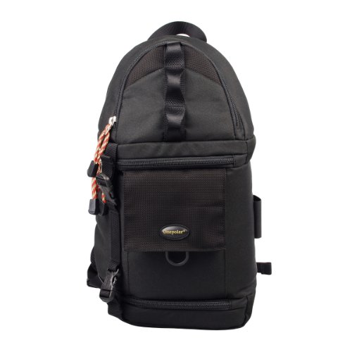 Adjustable Divider C1000 Photo Digital Camera Sling Shoulder Backpack Bag 3 Lenses