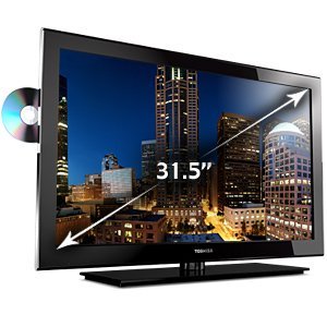 Toshiba 32SLV411U 32-Inch 720p LED-LCD HDTV with Built-in DVD Player, Black