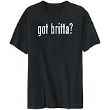 T-Shirt Mens Black  Got Britta?  Female Names