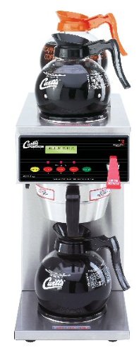 Wilbur Curtis ALP3GT12A000 (Alpha 3GT) 3 Station, 1 Lower, 2 Upper Warmers Automatic Decanter Coffee Brewer