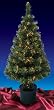 5' Pre-Lit Color Changing Fiber Optic Artificial Christmas Tree - Multi Lights