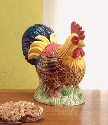 Ceramic Rooster Cookie Jar