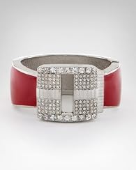 Crystal Buckle Hinge Bracelet