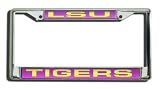NCAA LSU Laser Chrome Frame