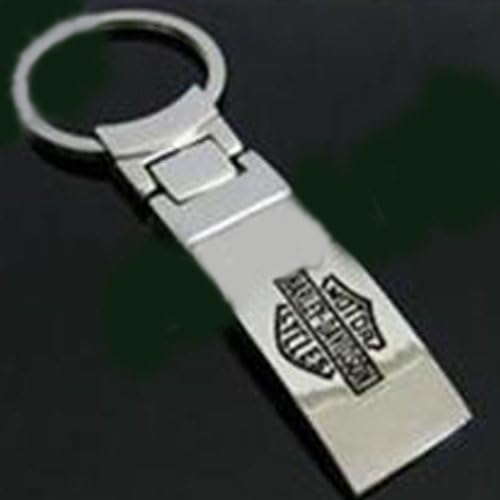 Harley Davidson Rectangle Chrome Key Chain