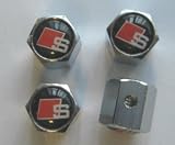 Audi Sline S-line Anti-theft Car Wheel Tire Valve Stem Caps