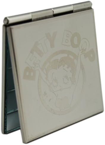 Silver Betty Boop Travel Compact Mirror