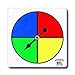 Learning Advantage 7352 Four-Color Spinners (Pack of 5)