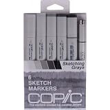 * * Copic Sketch Set of 6 Markers - Sketching Grays ~ Copic