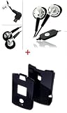 Stereo Headset + Crystal Cover Black Edition f. Motorola RAZR V3