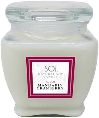 Soi Candles Mandarin Cranberry 16oz Jar Candle by The Soi Company