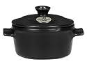 Runder Mini Schmortopf / Bräter Ø 10 cm 0,3 4er Set schwarz