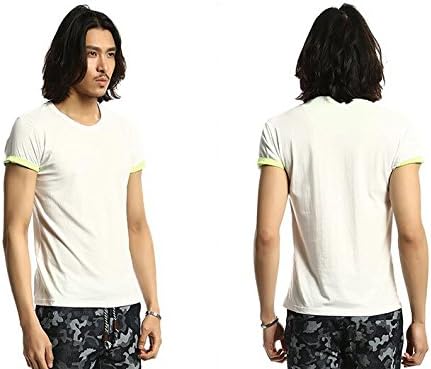 Only You Exclusive New Summer Short-sleeved T-shirt New Men's Casual Brand Solid Thin Cotton Short-sleeved T-shirt Foreign Trade Section of the Original Single 50 (Medium, white)