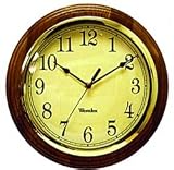 Nyl Holdings 33882 "Westclox" Classic Oak Round Design Wall Clock 12"