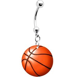 Basketball Belly Ring
