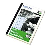 Duplicate Money Receipt Forms with Carbon, 4/Page, 2-3/4 x 7, 400 Sets/Book RED8K806