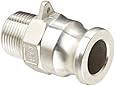 Dixon Investment Cast Stainless Steel 316 Global Type F Cam and Groove Fitting, Plug x NPT Male