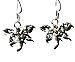 Silver and Crystal Clear Rhinestone Dragonfly title=