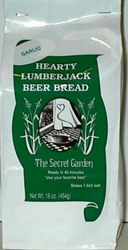 Lumberjack Beer Bread Mix, Garlic Flavor by Secret Gardens