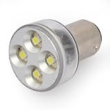LEDwholesalers Bayonet with Offset Pins 4 SMT LED 1157 BAY15D Bulb White, 1458WH
