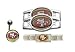 San Francisco 49ers ProStarter Bracelet/Belly Ring/Shoe Thingz Charm Package