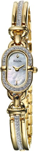 Bulova Womens Crystal Watch 98V21
