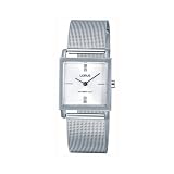 Lorus Ladies Silver Strap White Dial Watch RRW93CX9