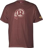 Washington Redskins -Burgundy- Soda Rubber Gridiron Classics Logo T-Shirt