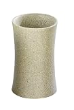 WENKO WENSELAAR GMBH & COMPANY 18301100 CASSANO TOOTHBRUSH CUP - BEIGE COLOR