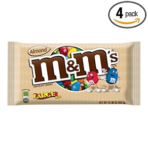 M&M's with Almond Candy, 15.9-Ounce Packages (Pack of 4) M&M's with Almond Candy, 15.9-Ounce Packages (Pack of 4)