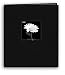 Pioneer 8 1/2 Inch by 11 Inch Postbound Fabric Frame Cover Memory Book, Deep Black