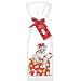 White Cat with Candy Cane Towel Set