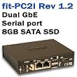 CompuLab fit-PC2i SSD (rev 1.2) Atom Z530 1.6 GHz, RAM 1 GB, SSD 8GB