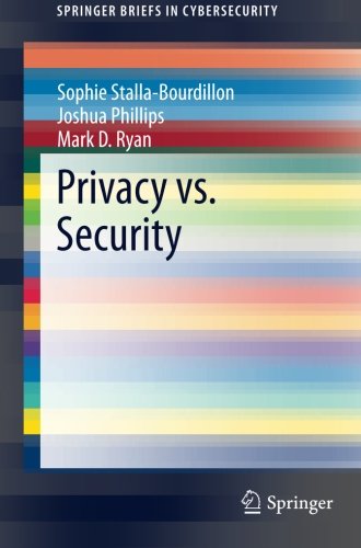 Privacy vs. Security (SpringerBriefs in Cybersecurity)