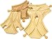 Wooden Curved Turnouts x 4