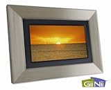 Giinii 7 Inch Digital Picture Frame in Brushed Silver Frame
