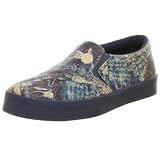 Leather Island Womens Tribute To Blues Slip On Sneaker