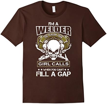 Men's I Am A Welder The Person Your Girl Calls WChen You Cannot Fi 3XL Brown