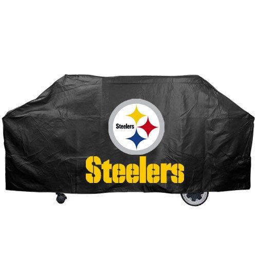 Pittsburgh Steelers Black Grill Cover