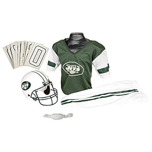 Franklin Sports NFL New York Jets Deluxe Youth Uniform Set, Medium
