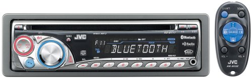 JVC KD-BT11 Single DIN In-Dash CD Receiver with Built-In Bluetooth (Silver)