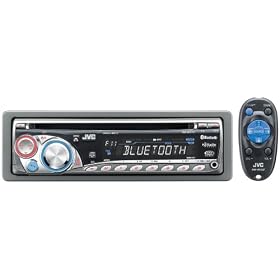 JVC KD-BT11 Single DIN In-Dash CD Receiver with Built-In Bluetooth (Silver)