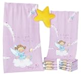 Herding, 6109/68.515, Badetuch Fairy Girl ( Kids Best ), Größe: 70/140 cm, Material: Velours, 100 % Baumwolle