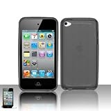 (Semi Transparent) Smoke Checker Design Protector TPU Case Cover for Apple iPod Touch 4G, 4th Generation 41mswlP 6DL. SL160 (Semi Transparent) Smoke Checker Design Protector TPU Case Cover for Apple iPod Touch 4G, 4th Generation