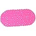 ilovebaby Sandy Stone Baby Kids Safety Non Slip Tub Shower Bath Mat, Mildew Mold Resistant Bathmat (Rose Red)