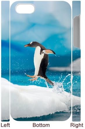 LIULAOSHI Cute Cartoon Penguin Phone Case for iphone4 3D [Pattern-4]