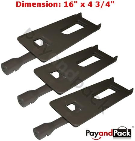 29251 (3-Pack) Gas Grill Replacement Parts Cast Iron Burner for Sams Club, Bakers & Chefs, Grand Hall, Members Mark Model Grills