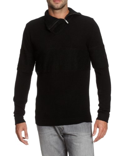 ck Calvin Klein Herren Pullover KMR609 MZ804, Gr. 48, Schwarz (C99) Preisvergleich