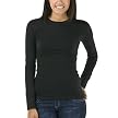 Mossimo Supply Co. Core Long Sleeve Crewneck Top - Ebony
