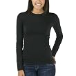 Mossimo Supply Co. Core Long Sleeve Crewneck Top - Ebony